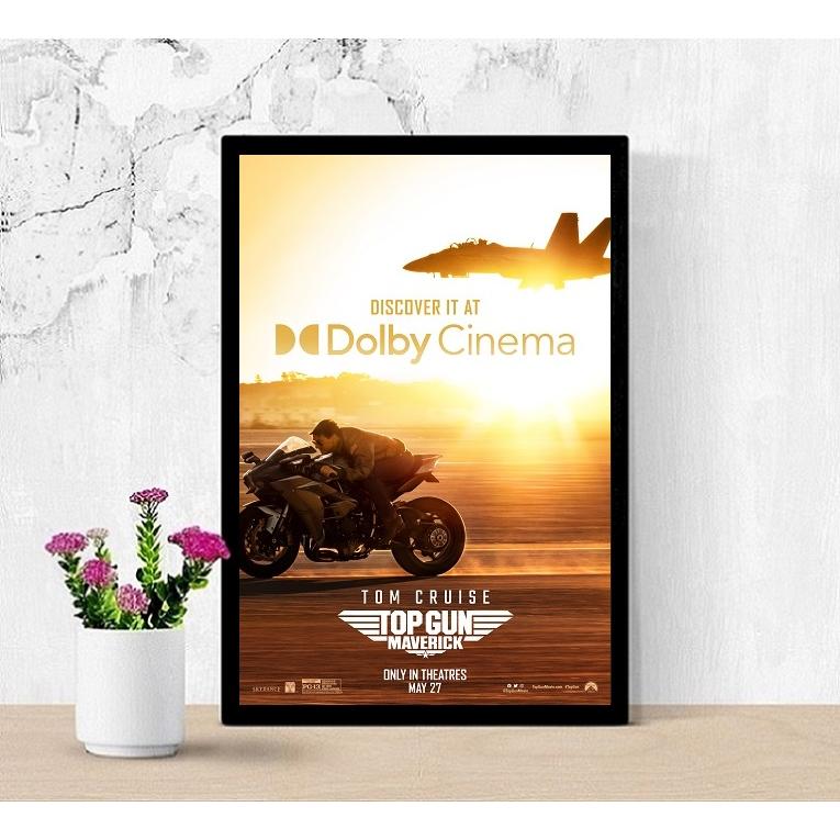 映画ポスター トップガン マーヴェリック US版 黒フレーム付き
