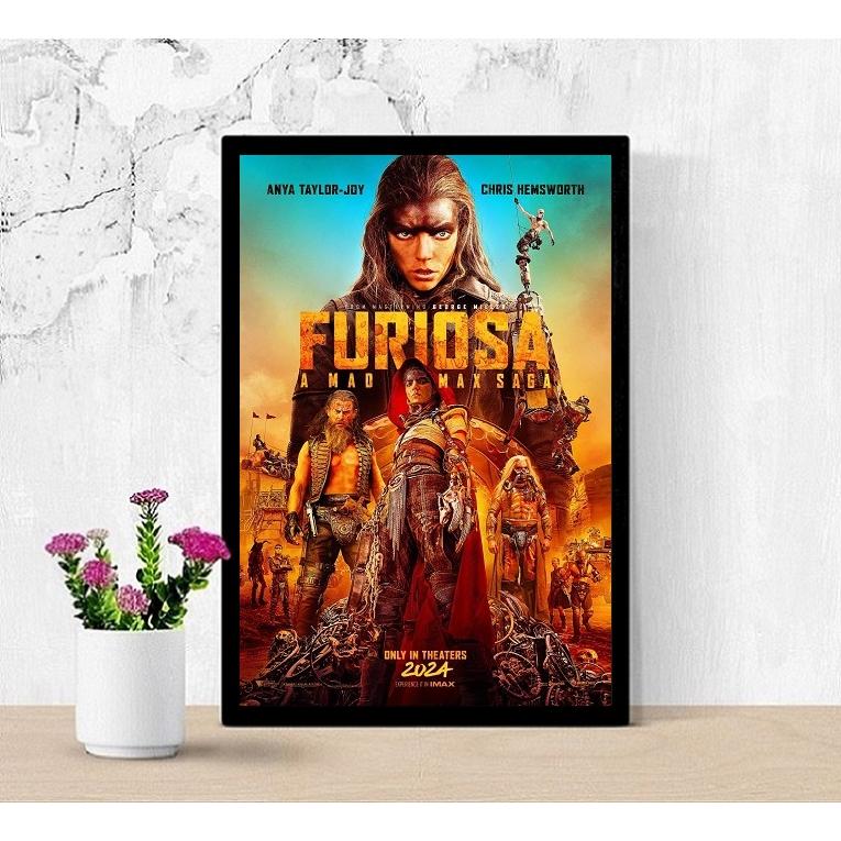マッドマックス・サーガ フュリオサ 映画ポスター US版 黒フレーム付き