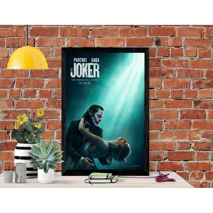 ジョーカー フォリアドゥ 映画ポスター US版 黒フレーム付き A3