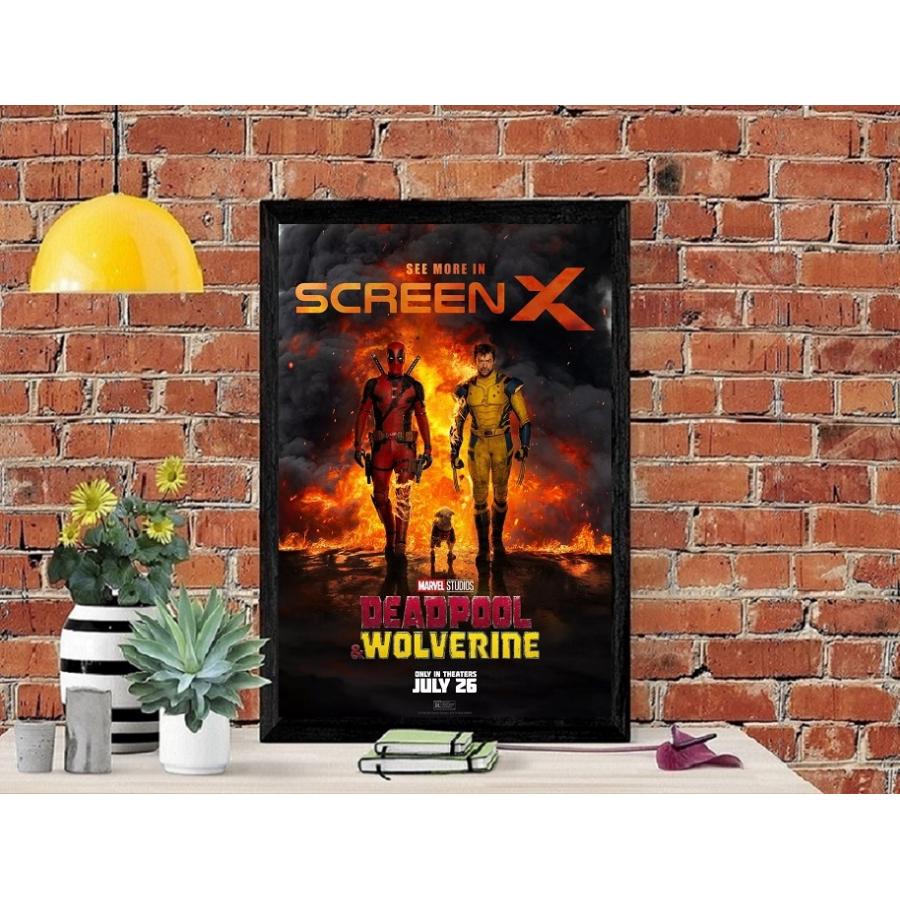 映画館用ポスター　デッドプール&ウルヴァリン　US版　約102cm×69cm 映画館用ポスター デッドプール&ウルヴァリン US版 約102cm×69cm