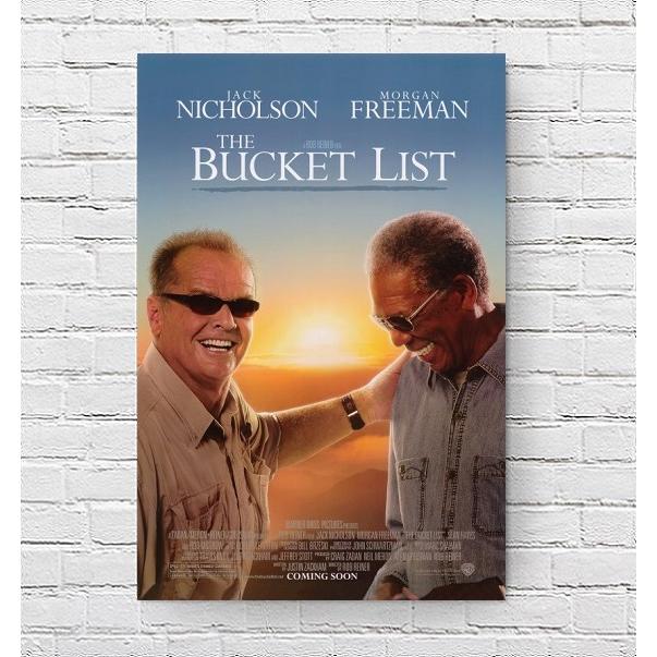 最高の人生の見つけ方　USオリジナル映画ポスター 最高の人生の見つけ方 映画ポスター US版 11×17インチ (27.9×43.2cm