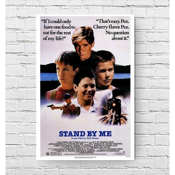 ⭐️美品　スタンド・バイ・ミー　スクリーンプレイ　DVD ポスター　ポストカード スタンドバイミー 映画ポスター US版 11×17インチ (27.9×43.2cm