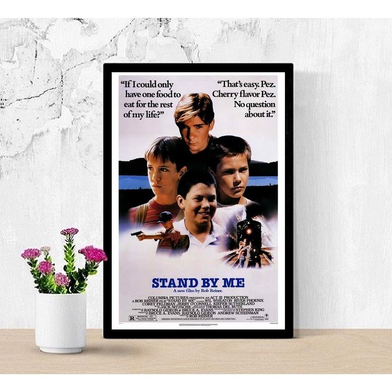【額縁付き】Stand by Me スタンドバイミー A2 ポスター Amazon.co.jp: 映画ポスター スタンドバイミー 茶背景 ポスター