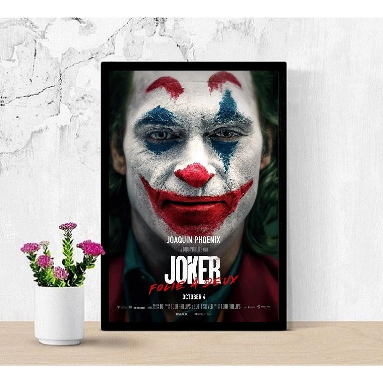 ジョーカー フォリアドゥ 映画ポスター US版 黒フレーム付き A3 ジョーカー フォリアドゥ 映画ポスター US版 黒フレーム付き A3