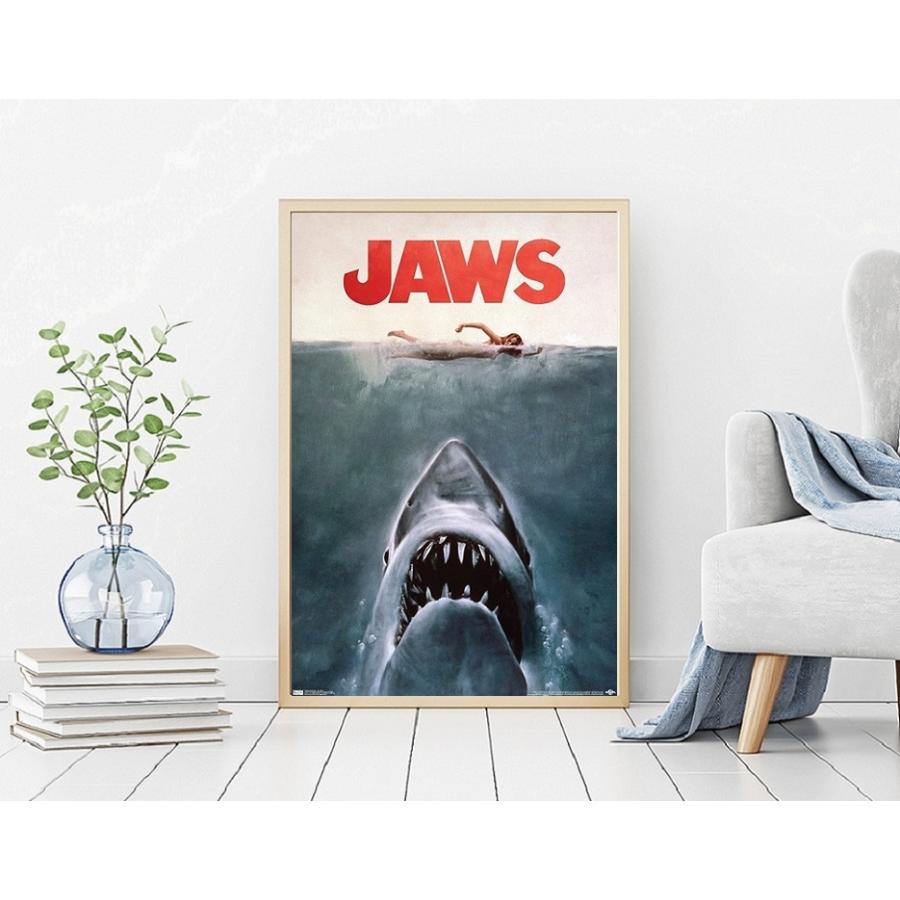 ジョーズ 映画ポスター JAWS US版 24×36インチ (61×91.5cm) of2 ジョーズ 映画ポスター JAWS US版 24×36インチ (61×91.5cm) of2