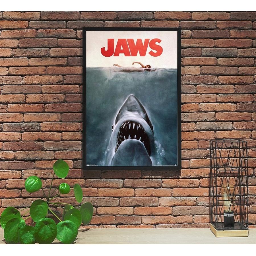ジョーズ 映画ポスター JAWS US版 24×36インチ (61×91.5cm) of2 ジョーズ 映画ポスター JAWS US版 24×36インチ (61×91.5cm) of2