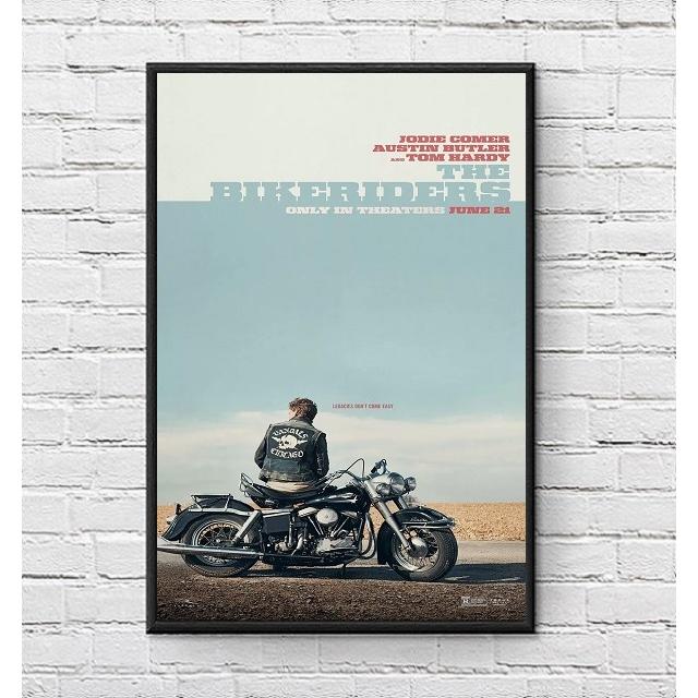 ザ・バイクライダーズ 映画ポスター US版 黒フレーム付き A3サイズ mi1
