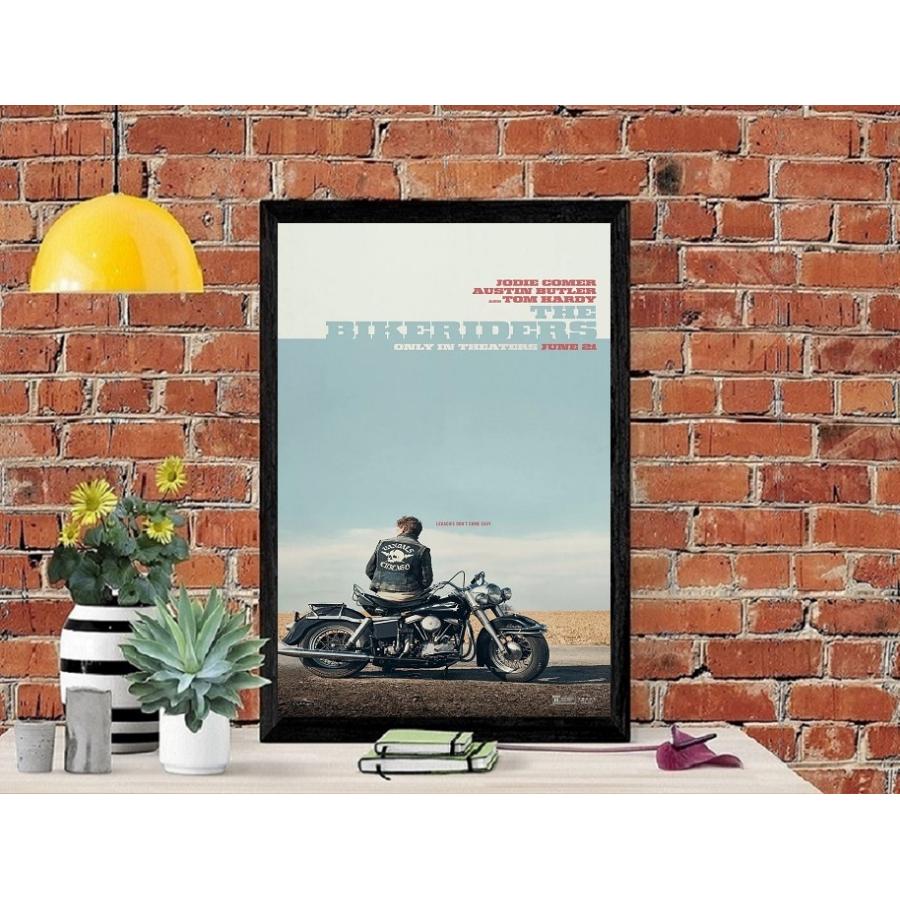 ザ・バイクライダーズ 映画ポスター US版 黒フレーム付き A3サイズ mi1