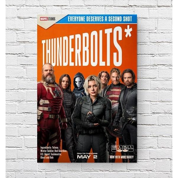 【レア】【米国正規品】サンダーボルツ 米国 オリジナルポスター サンダーボルツ 映画ポスター US版 11×17インチ (27.9×43.2cm