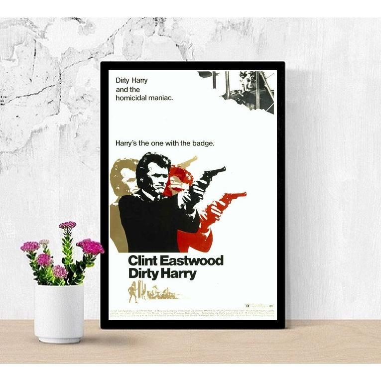 ダーティハリー クリントイーストウッド 映画ポスター Dirty Harry US