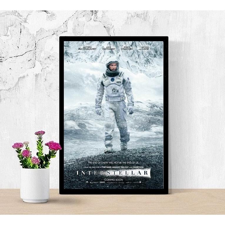 インターステラー 映画ポスター US版 黒フレーム付き A3サイズ mi2