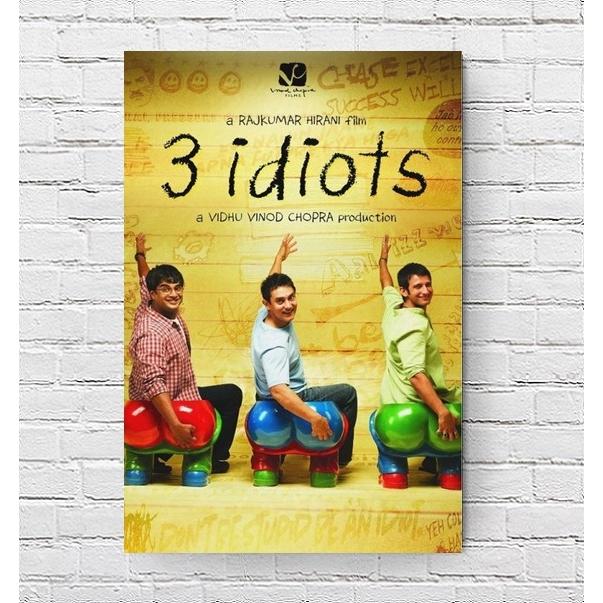 きっとうまくいく 映画ポスター US版 11×17インチ (27.9×43.2cm