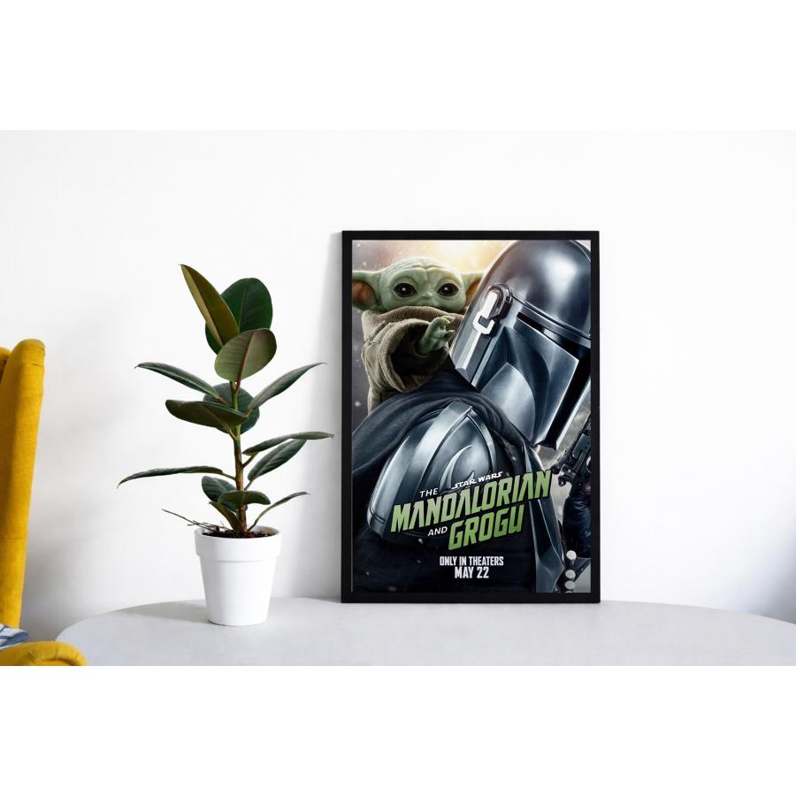 スターウォーズ マンダロリアン アンド グローグー 映画ポスター US版