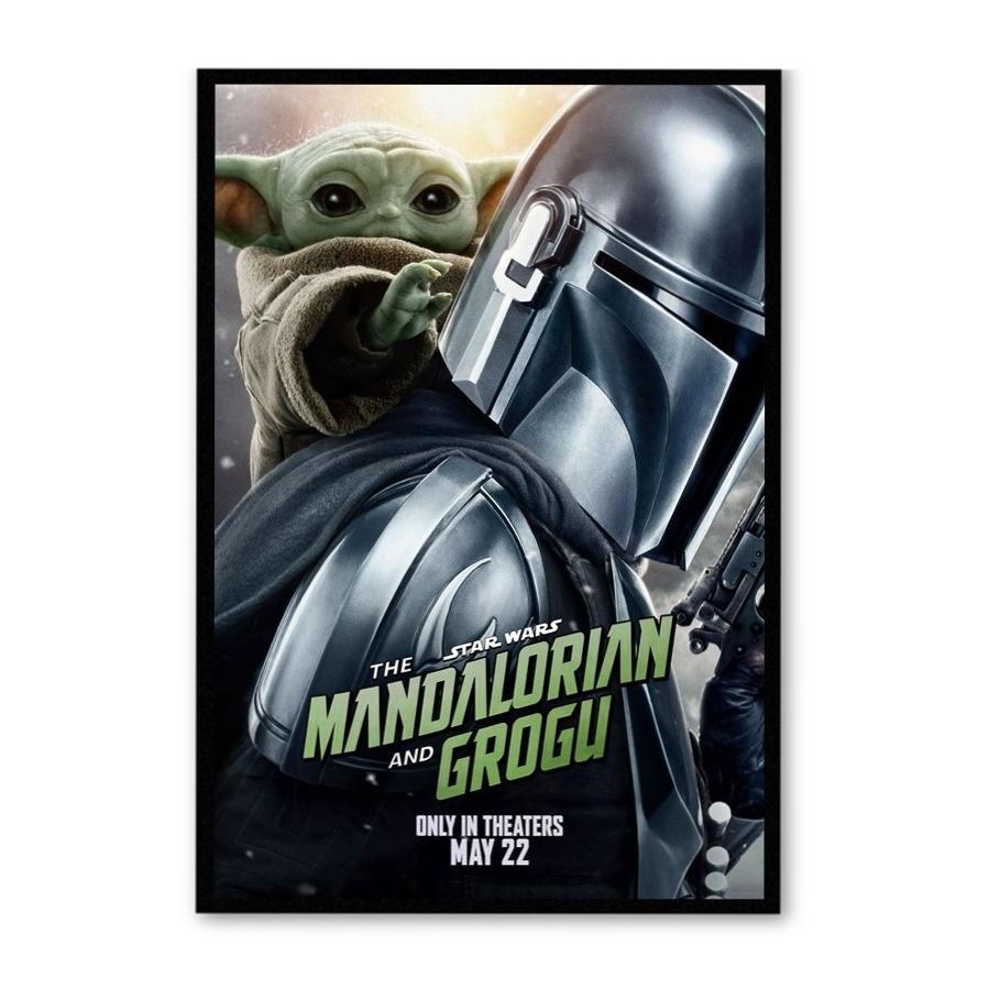 スターウォーズ マンダロリアン アンド グローグー 映画ポスター US版
