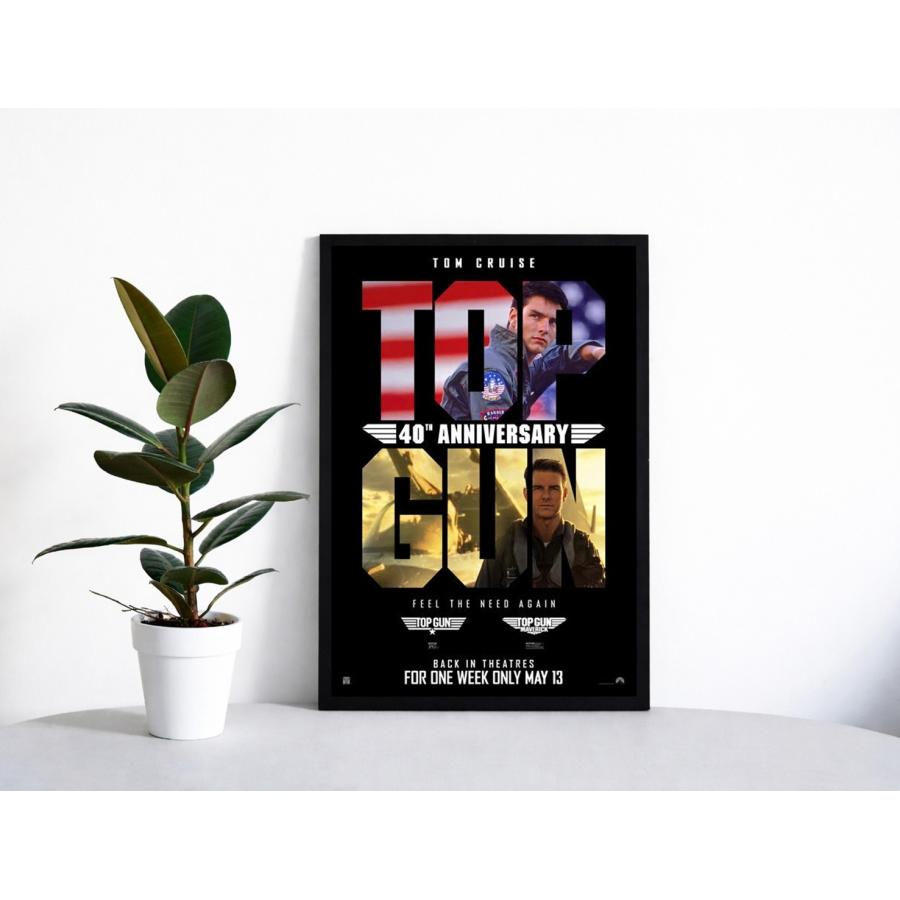 トップガン 40周年記念デザイン 映画ポスター US版 11×17インチ (27.9
