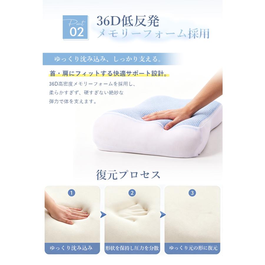 枕 快眠 氷枕 冷感枕 氷まくら ひんやり枕 アイス枕 安眠 夏 ひんやり 首を支える 安眠枕 低反発 接触冷感まくら カバー付き 冷感 暑さ対策 夏 肩こり |  | 06