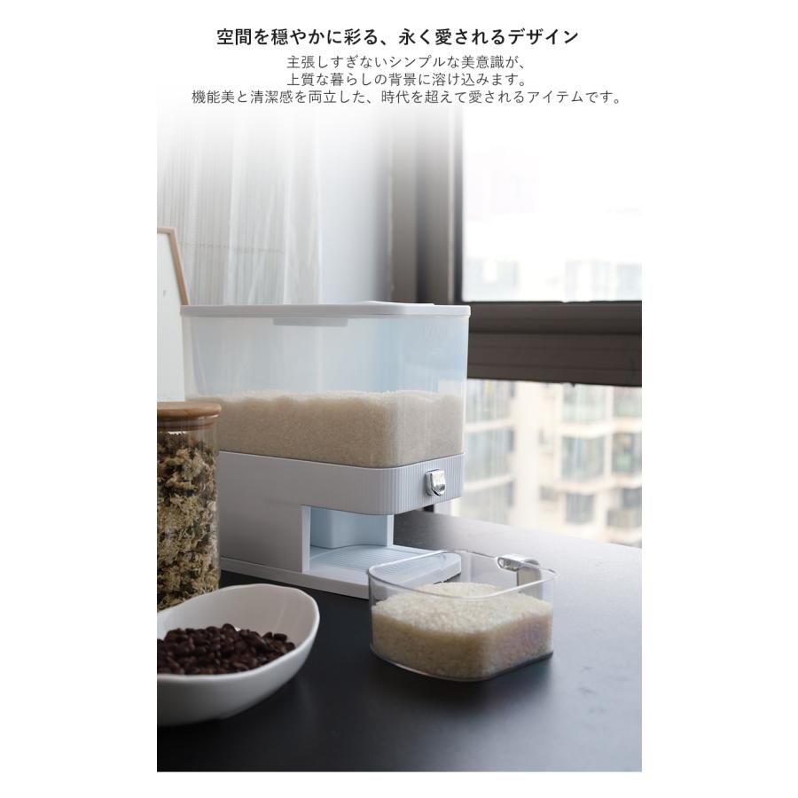 米びつ 5kg 10kg 密閉 抗菌 保存容器 計量カップ 米櫃 ライスボックス フタ付き 防虫・防カビ おしゃれ お米収納 台所 キッチン収納スリム 米櫃 コンパクト軽量 |  | 14