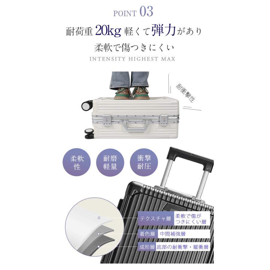 スーツケース キャリーバッグ フロントオープン キャリーケース  機内持込 ドリンクホルダー TSAロック 静音ト軽量 小型 |  | 08