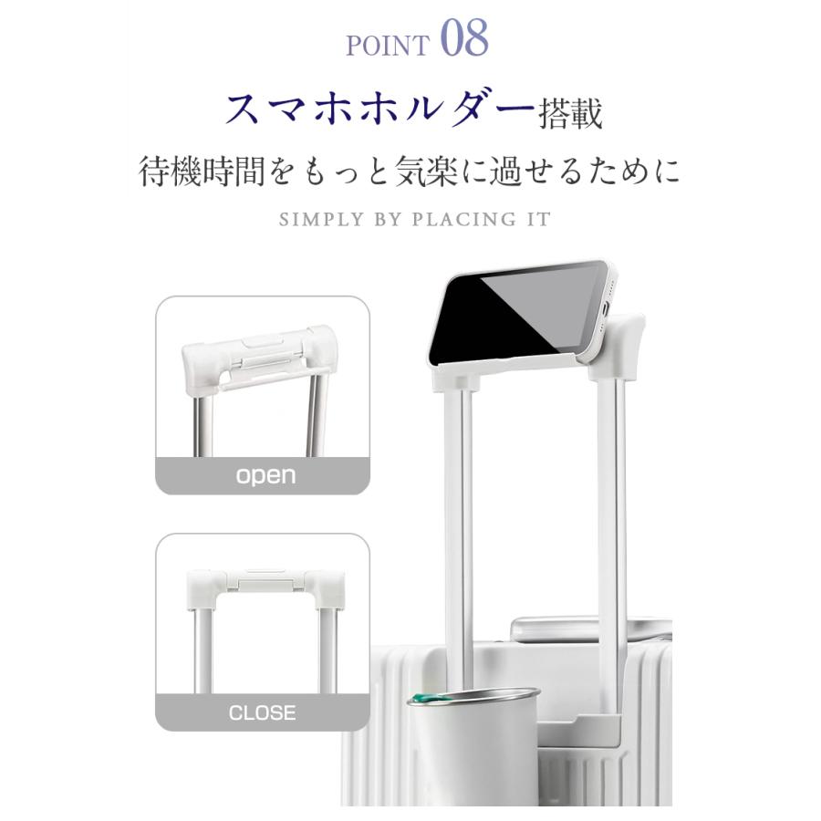 スーツケース キャリーバッグ フロントオープン キャリーケース 機内持