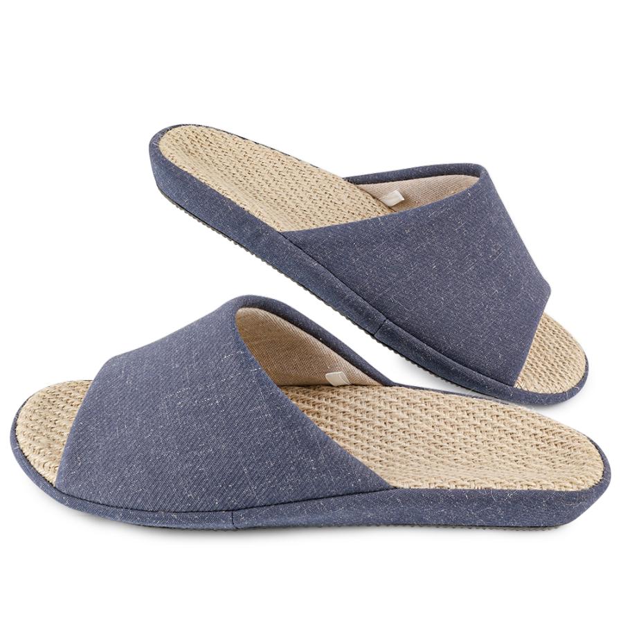 スリッパ 室内 軽量 麻 洗える ルームシューズ 室内履き 「天然黄麻×和風」 蒸れない 人間工学 メンズ レディース 静音 滑り止め 夏 低反発 TX-2501 |  | 14