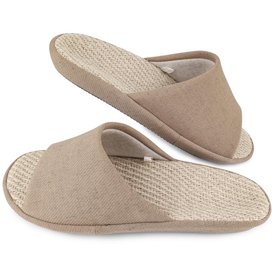 スリッパ 室内 軽量 麻 洗える ルームシューズ 室内履き 「天然黄麻×和風」 蒸れない 人間工学 メンズ レディース 静音 滑り止め 夏 低反発 TX-2501 |  | 15