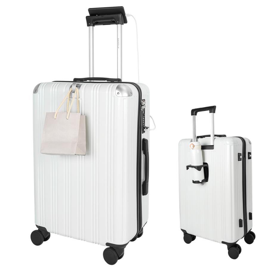 ★CA監修超軽量デザイン★スーツケース 機内持ち込み S 軽量 頑丈 キャリーケース TSAロック 大型 Lサイズ 大容量 ファスナー キャリーバッグ Z201 |  | 16