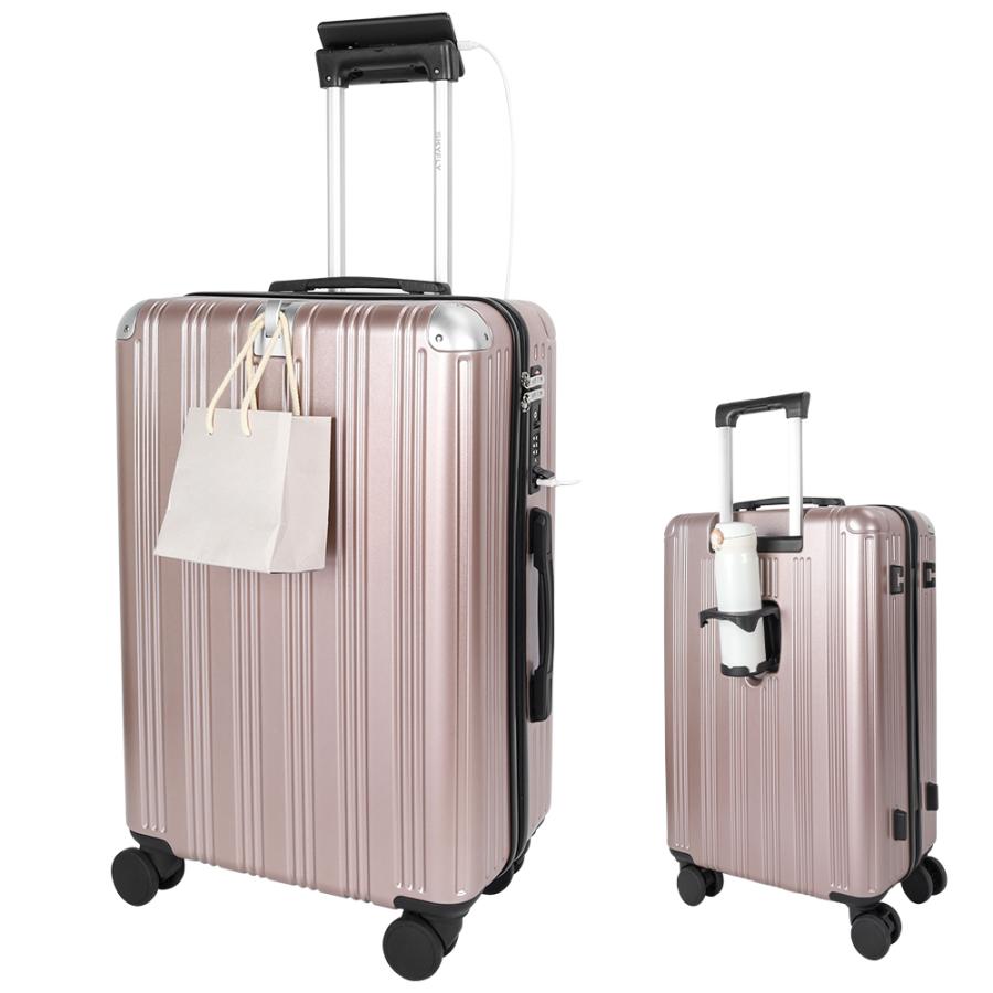 ★CA監修超軽量デザイン★スーツケース 機内持ち込み S 軽量 頑丈 キャリーケース TSAロック 大型 Lサイズ 大容量 ファスナー キャリーバッグ Z201 |  | 18