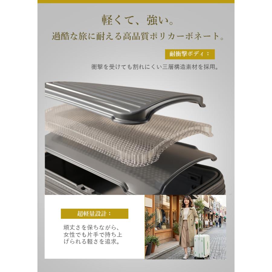 スーツケース 拡張 フロントオープン ワイドハンドル 大型 lサイズ 特大 大容量 xlサイズ  キャリーケース mサイズ 軽量 サイドオープン 横開き 前開き 片開き |  | 09