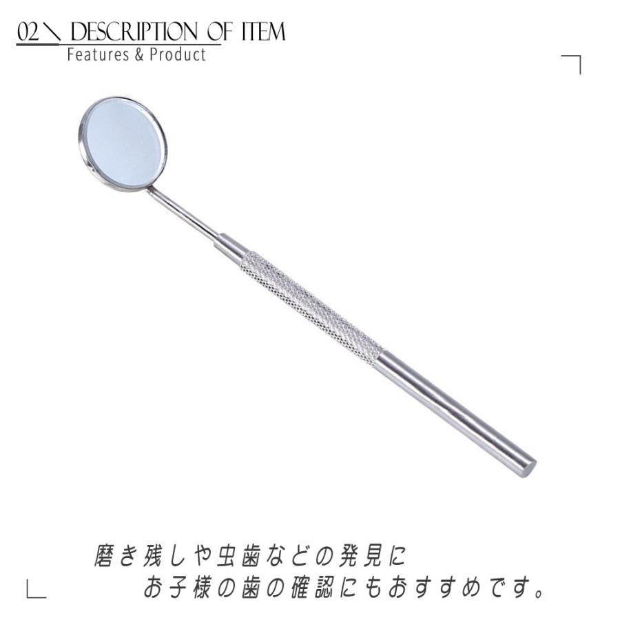 自宅でチェック デンタル ミラー 歯垢 歯石 検査に 歯 鏡 犬 猫 ペットにも使用可能 19dcdm12sl 001 雑貨販売店roooma 通販 Yahoo ショッピング
