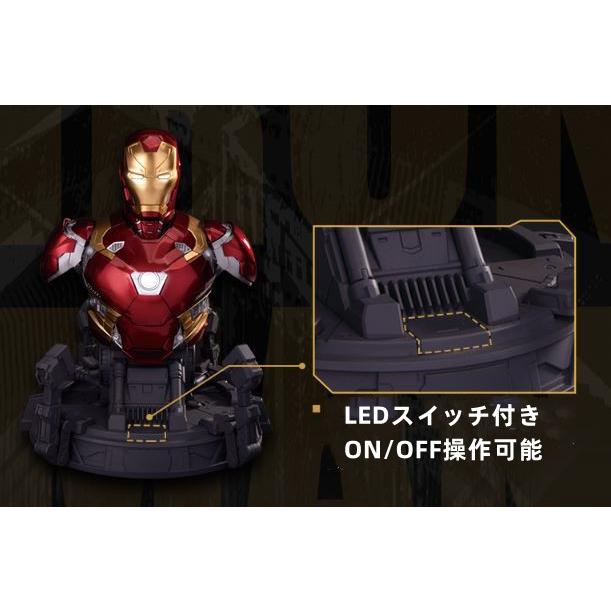 アイアンマン マーク46 MARK46 バストプラモデルキット MORSTORM＆御模道（E-Model）Iron Man MK46 胸像 組み立て式｜tomomisstore168｜05