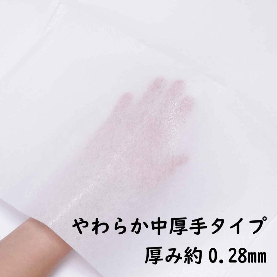 接着芯 厚手 中厚 不織布 やわらか 日本製 100×200cm クランボン