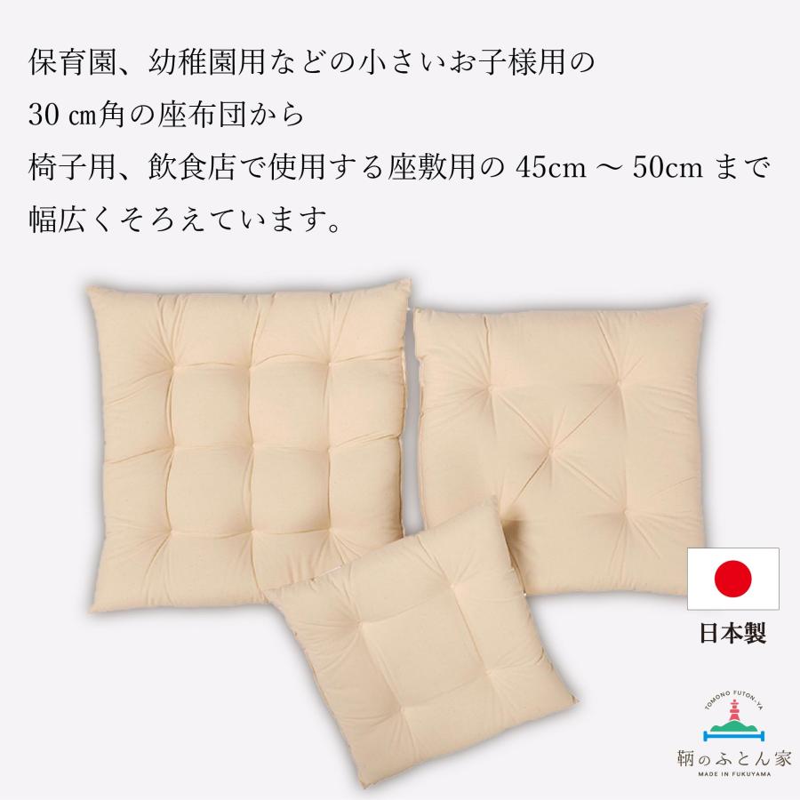 座布団 中身 洗える 日本製 35cm 1枚 テイジン 抗菌 防臭 防ダニ 綿