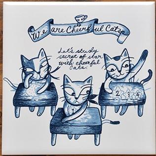 猫雑貨 猫柄 デザインタイル Shinzi Katoh シンジカトウ 選べる 8柄