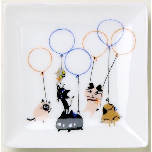 新品 タナベヨシミ ミニ小鉢と豆皿3点セット インド人 猫 宇宙人 新品 タナベヨシミ ミニ小鉢と豆皿3点セット インド人 猫 宇宙人