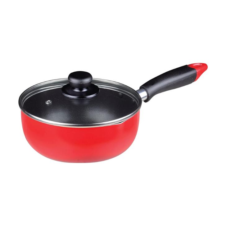 ノンスティック雪平鍋 31cm ガラス蓋付き*3 ノンスティック雪平鍋 31cm ガラス蓋付き*3