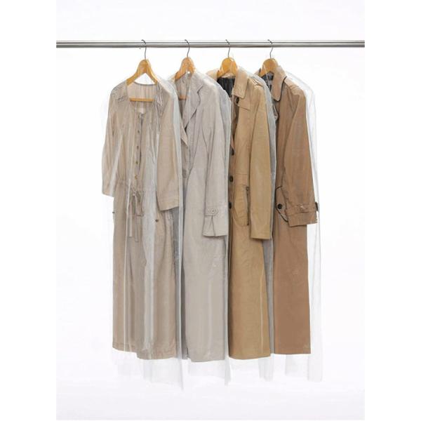 衣類カバー 防虫 コート ワンピース用 6枚入 1年有効 抗菌 日本製 防カビ 東和産業 当店限定販売 防虫衣類カバー ダニよけ 衣類袋 衣類収納袋