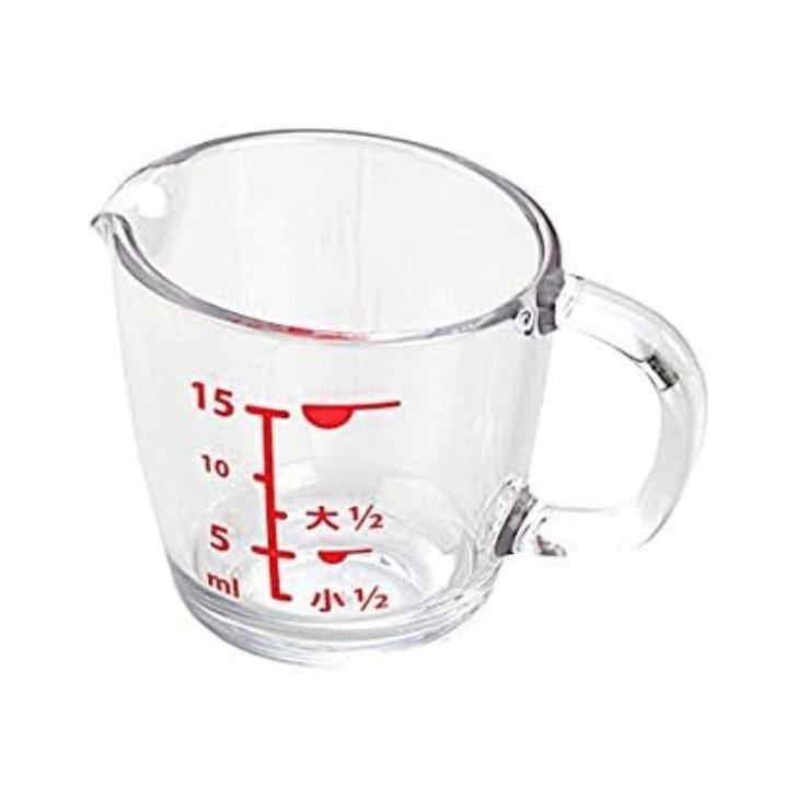 イノマタ化学 計量カップ 20ml 小 クリア 食洗機対応 耐熱