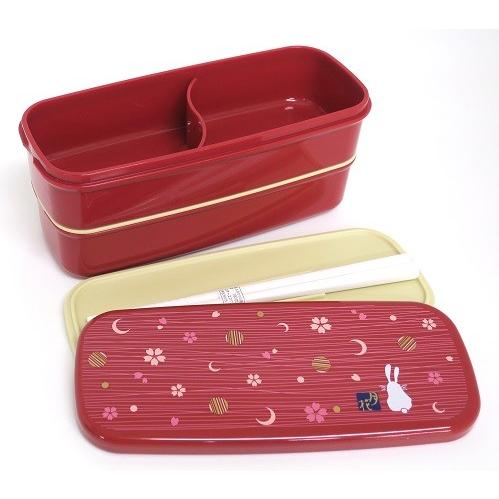 OSK（オーエスケー） お弁当箱 ランチボックス 2段 和柄 巾着袋付