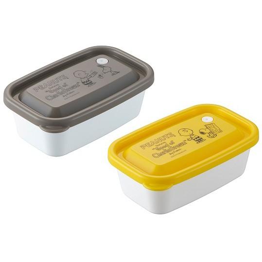 SNOOPY（スヌーピー） レンジパック 450ml 2個セット 保存容器 密閉