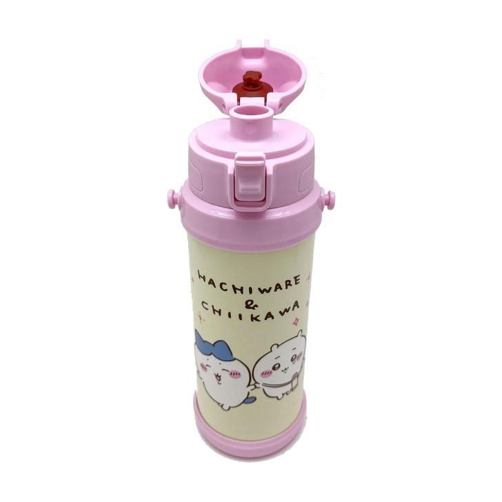 OSK ちいかわ 水筒 直飲み ステンレス ボトル 800ml ピンク 保冷 OSK ちいかわ 水筒 直飲み ステンレス ボトル 800ml ピンク 保冷