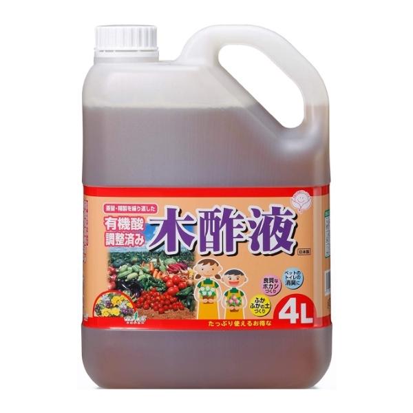 トヨチュー 激安 木酢液 4L 日本製 定価の88％ＯＦＦ 原液