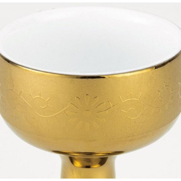 神棚の里 静岡木工 中仏器 金唐草 仏飯器 陶器製 仏具 仏壇用 神棚の里 静岡木工 中仏器 金唐草 仏飯器 陶器製 仏具 仏壇用