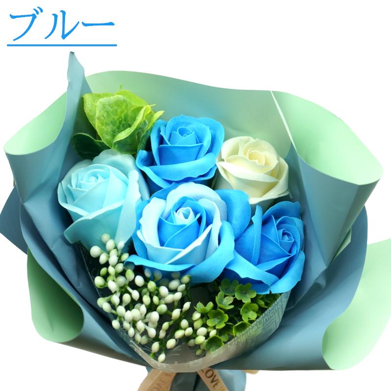 ソープフラワー ブーケ 花束 入浴剤 ギフト バスフレグランス クリア