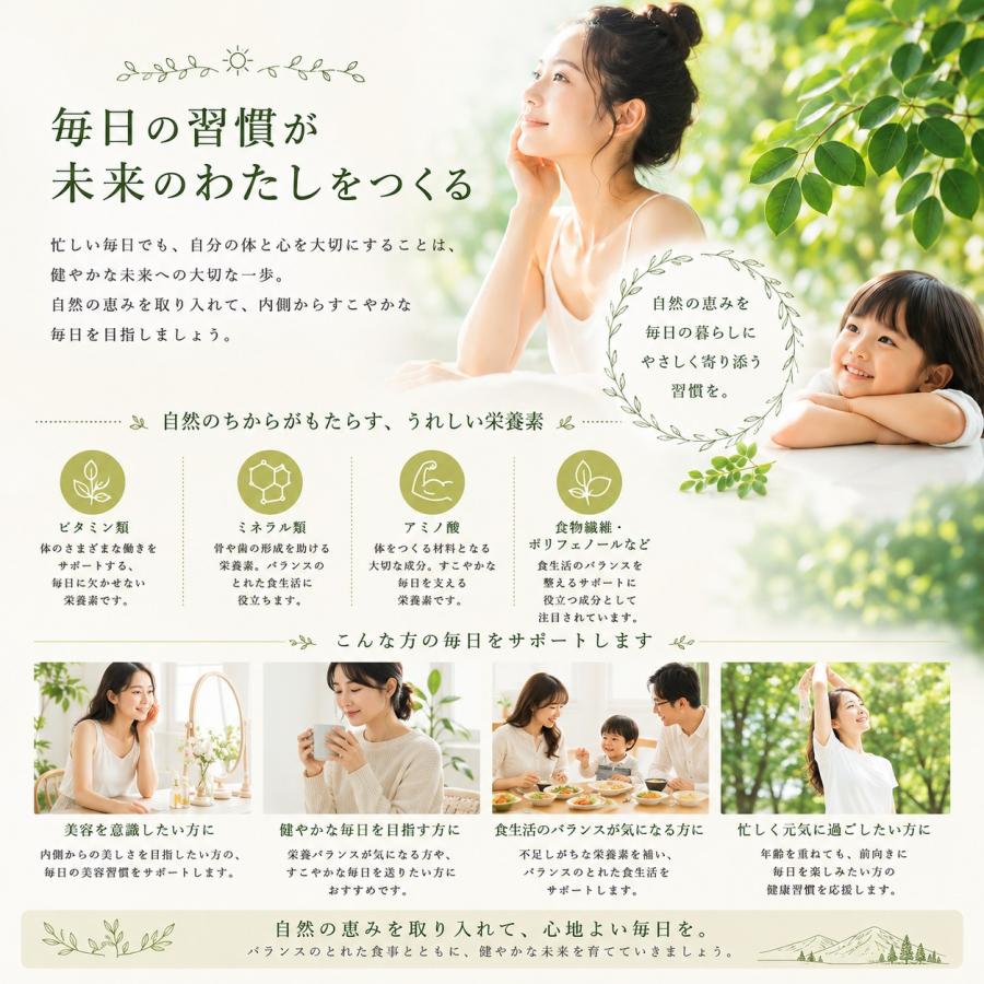 モリンガタブレット 無農薬 オーガニック 無添加 2袋 有機JAS