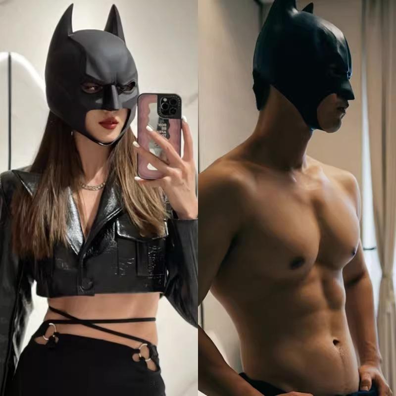 バットマン バットマン マスク ヘッドギア コスプレ ハロウィン メイクアップ バー パーティー 小道具（Yahoo!・トモショップ）