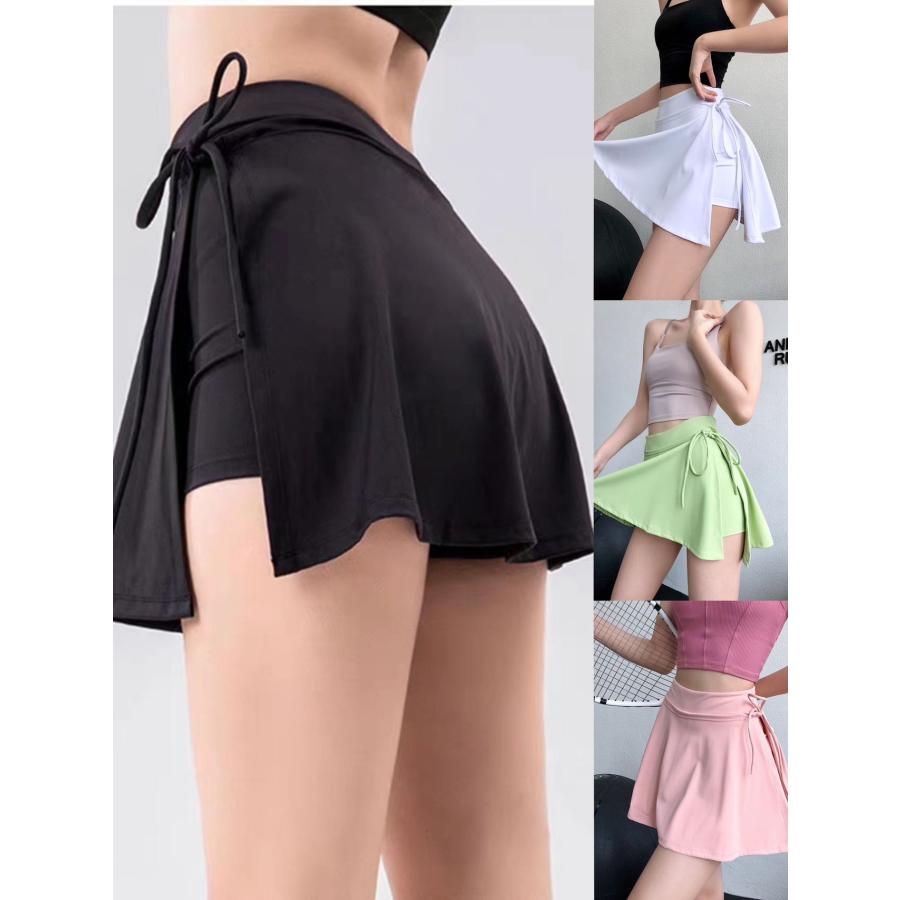 スポーツ スカート レディース テニススカート インナーパッツ付 ジム