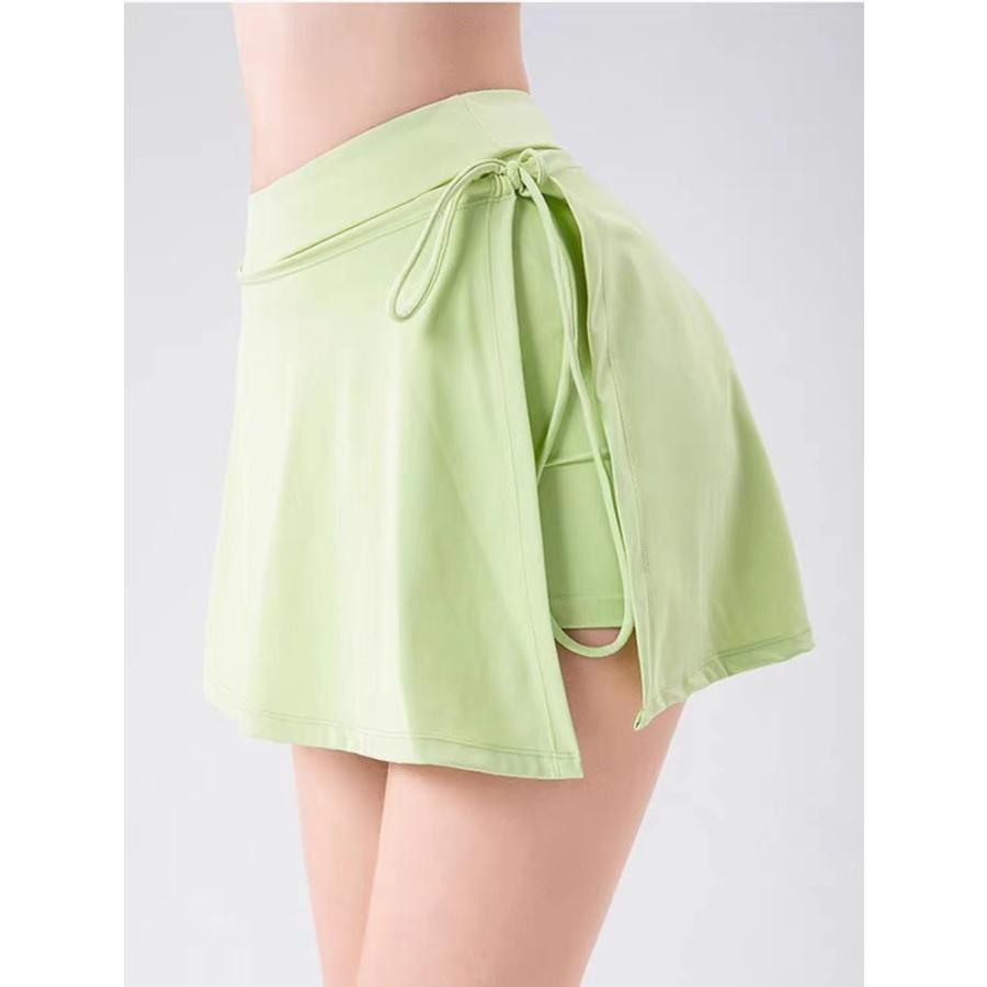 スポーツ スカート レディース テニススカート インナーパッツ付 ジム