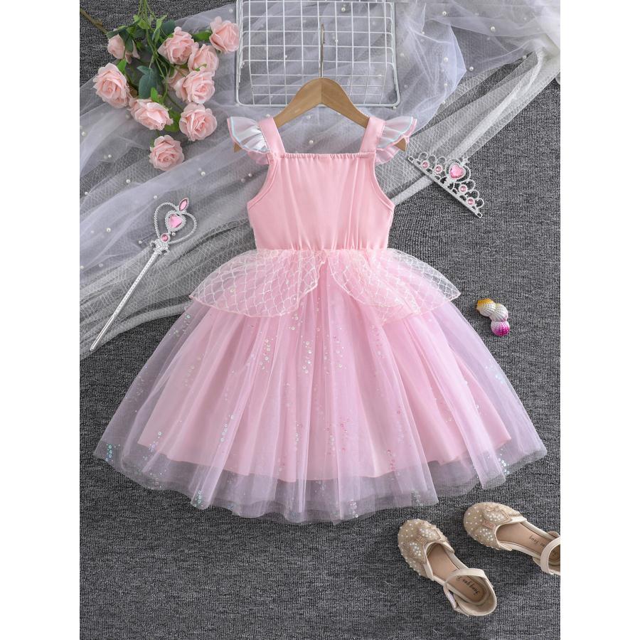 こどもドレス アリエル 人魚ドレス グリーン ピンク 人気の