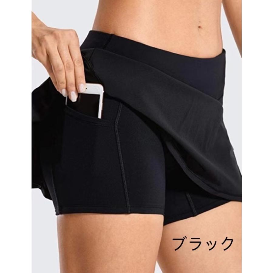 レディース プリーツスカート ミニスカート スコート インナーパンツ付き テニス ゴルフ ランニング トレーニング フィットネス ヨガウェア  ダンス衣装 |  | 01
