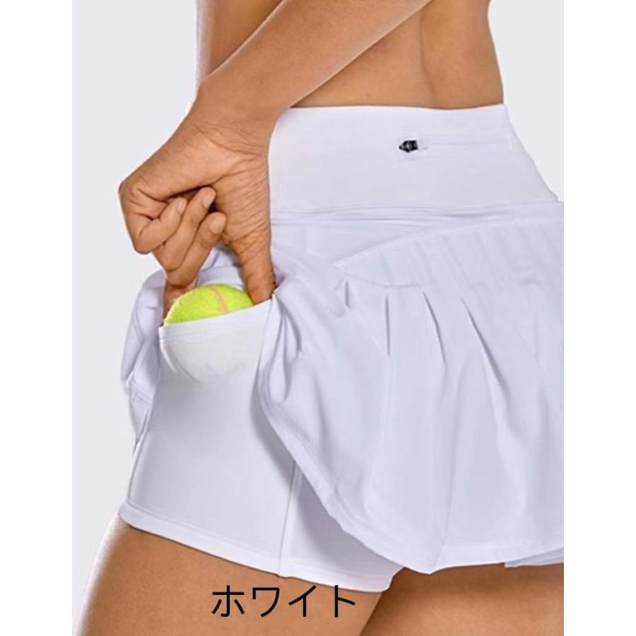レディース プリーツスカート ミニスカート スコート インナーパンツ付き テニス ゴルフ ランニング トレーニング フィットネス ヨガウェア  ダンス衣装 |  | 06
